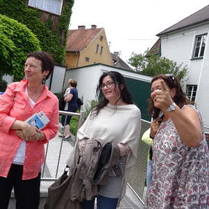 Orgellehrerin Michaela Aigner, die Stimmbildnerinnen Ursula Rohrhofer und Andrea Stumbauer