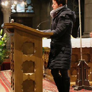 Es folgt der Antwortpsalm von unserer Studentin Christine Kerschbaummayr.